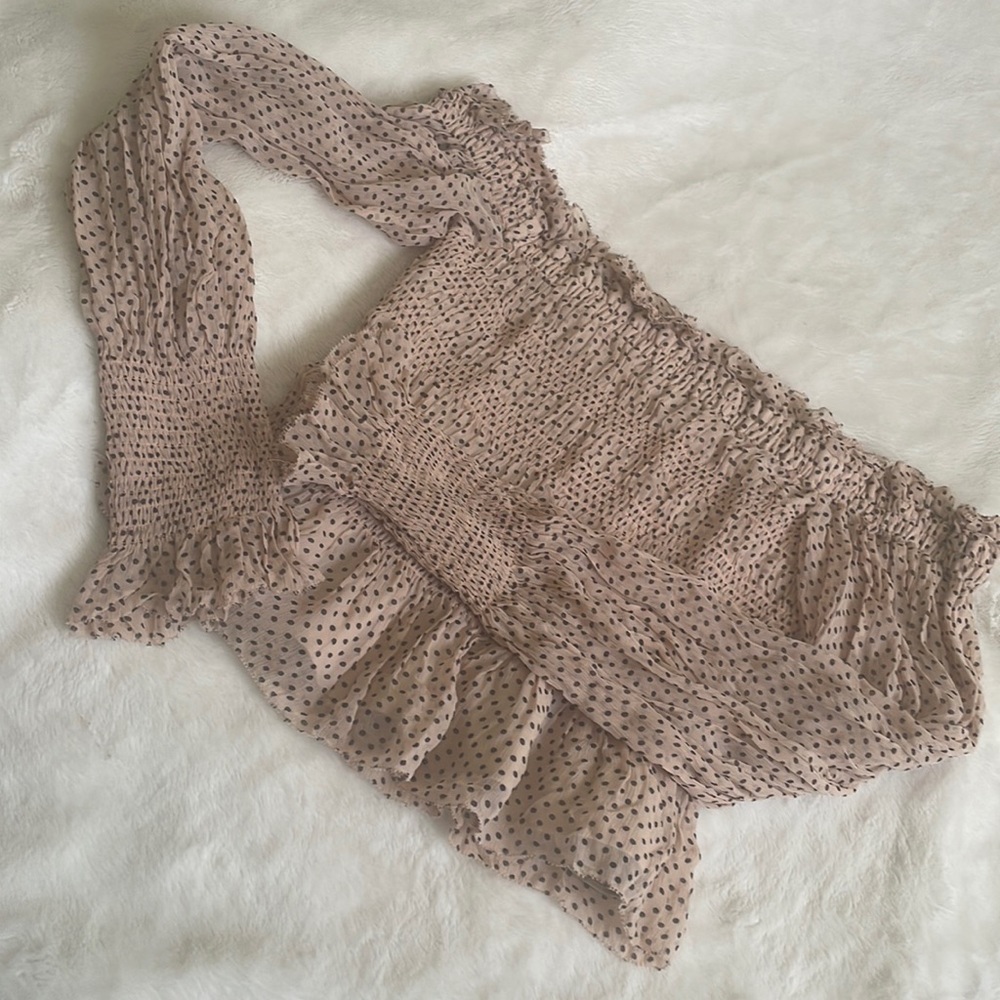 ALLSAINTS off the shoulder beautiful top
